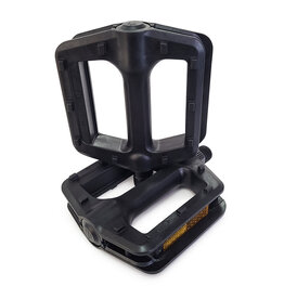 Damco Basic Resin Platform Pedals 9/16" Black