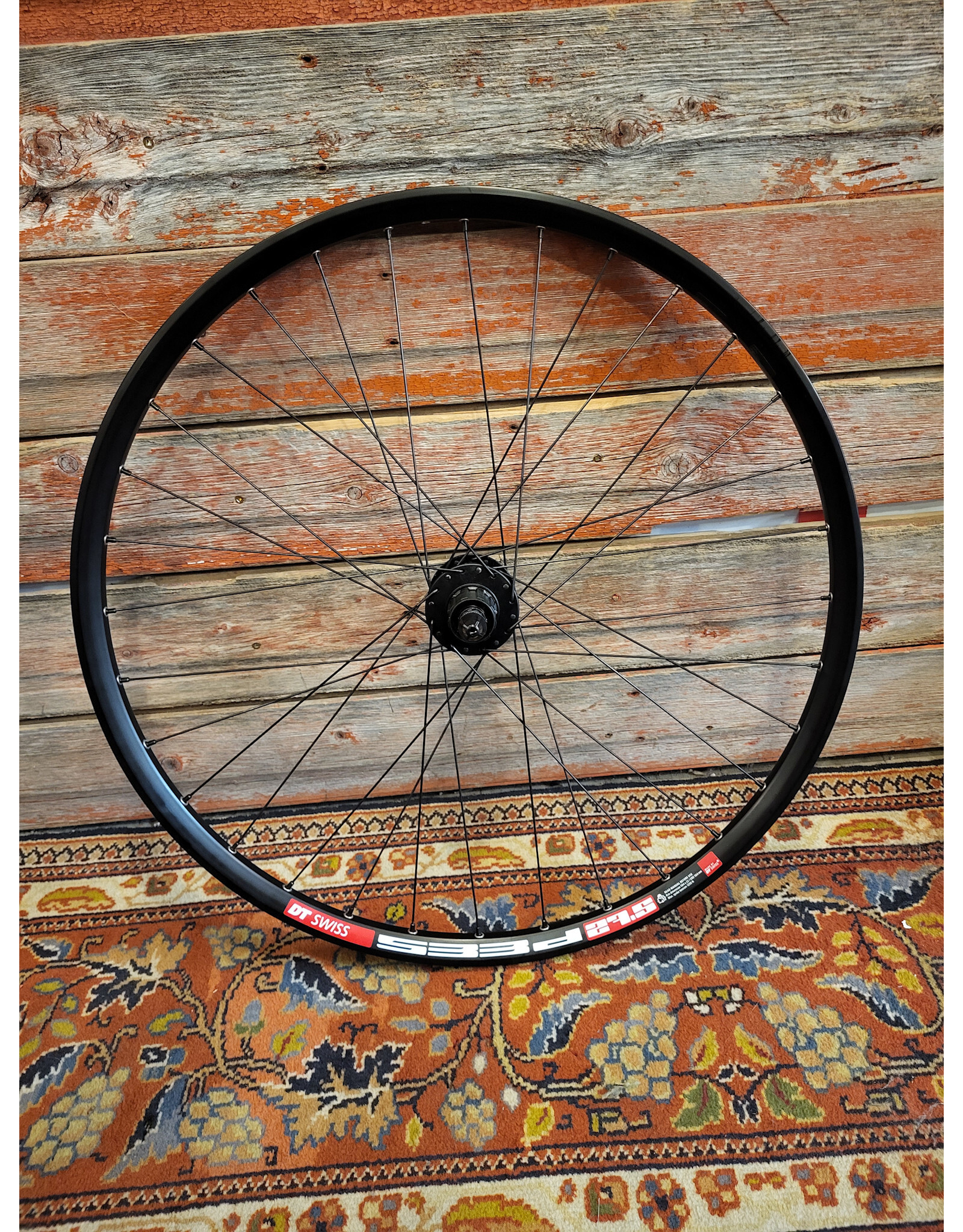 Natural Cycleworks Handbuilt Wheel 650b - DT Swiss 533D - Shimano Deore M475 Rear - Black Double Butted Spokes