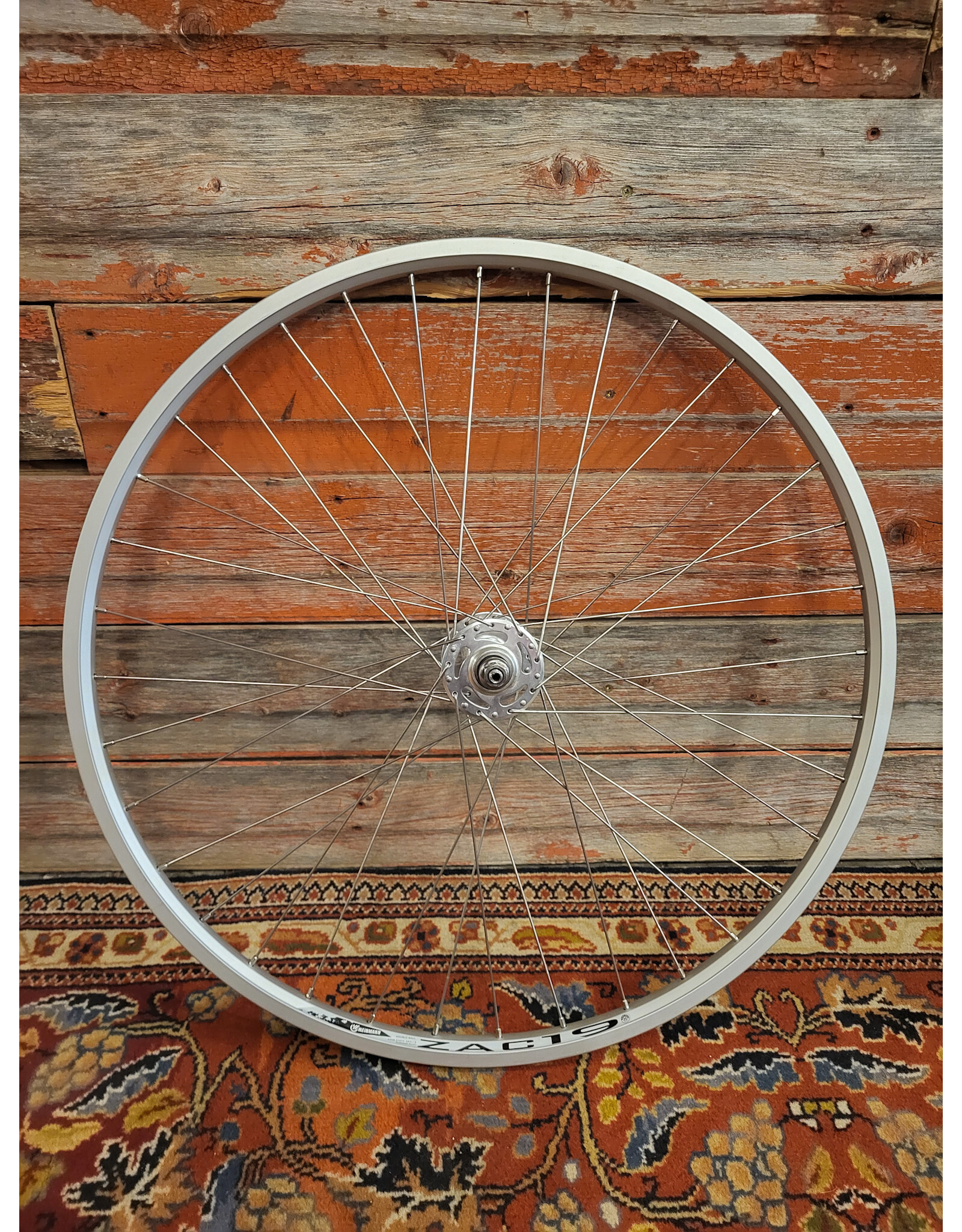 Natural Cycleworks Handbuilt Wheel 650B ZAC19 Novatec Track Front Silver