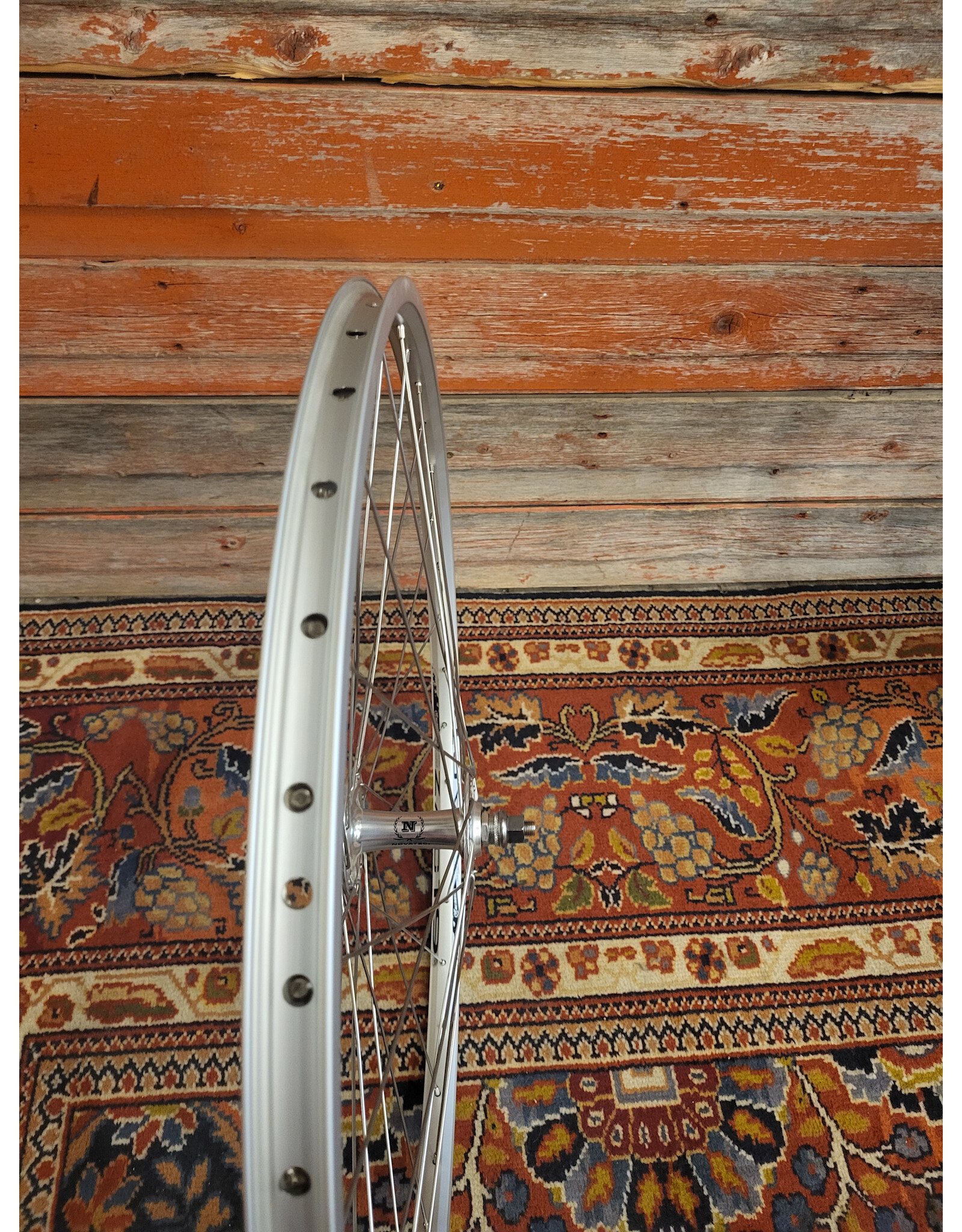 Natural Cycleworks Handbuilt Wheel 650B ZAC19 Novatec Track Front Silver