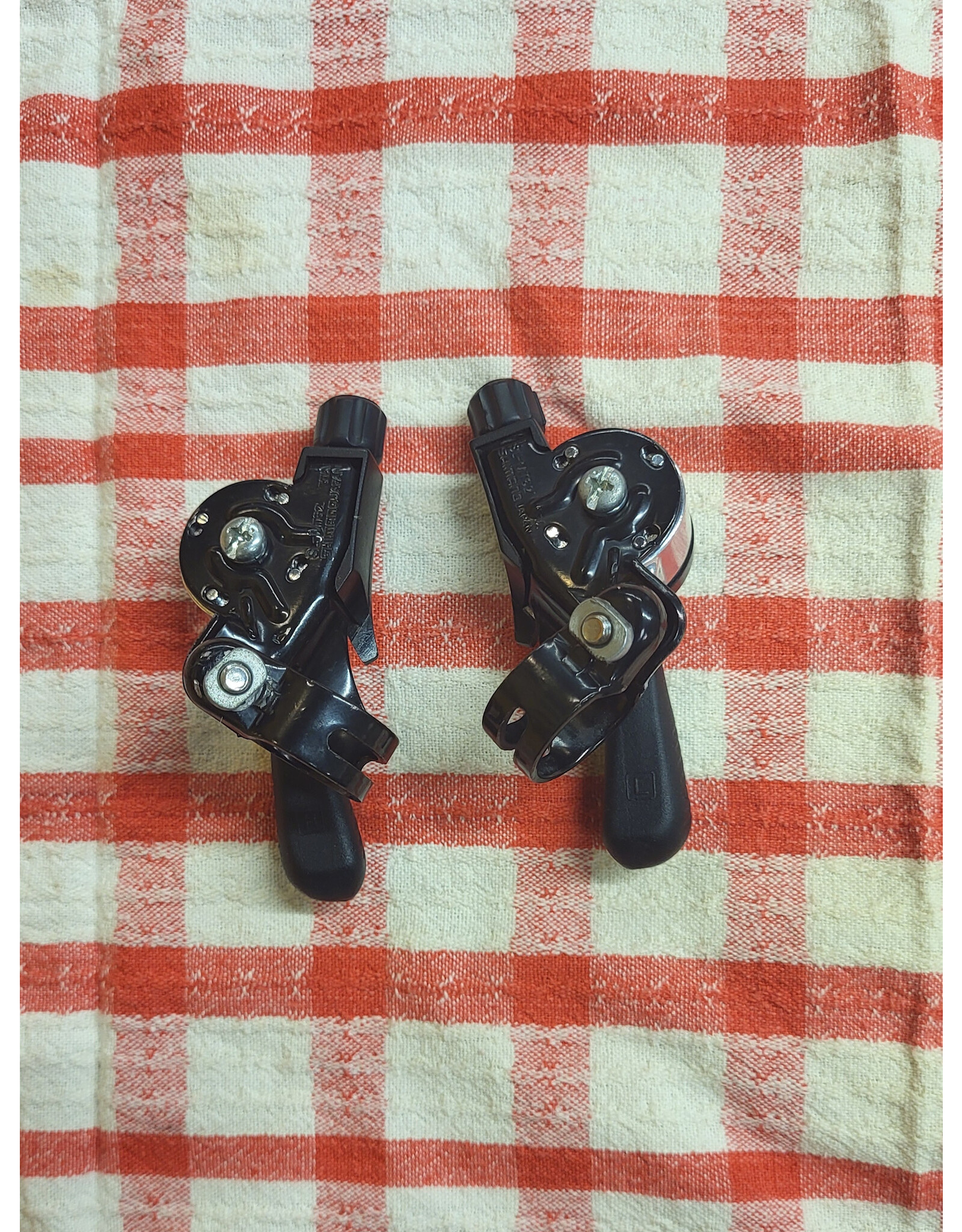 Shimano Refurbished Shimano Deore SL-MT62 Thumbshifters - 8 Speed Right - Friction Left