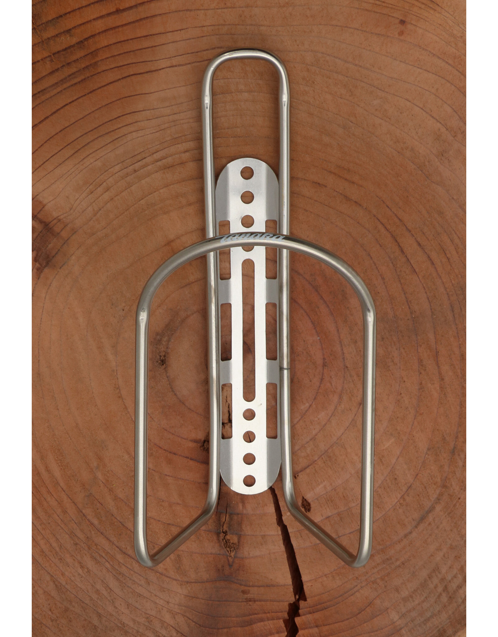 Tanaka Tanaka Dromedary Eight Moves Stainless Steel Bottle Cage For Nalgene Silver