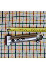 Generic Zoom Steel Stem 1 1/8 Threadless 25.4mm Clamp 135mm Long Hidden Steerer Tube Clamp Silver