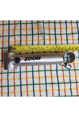 Zoom Zoom Steel Stem 1 1/8 Threadless 25.4mm Clamp 150mm Long Hidden Steerer Tube Clamp Silver