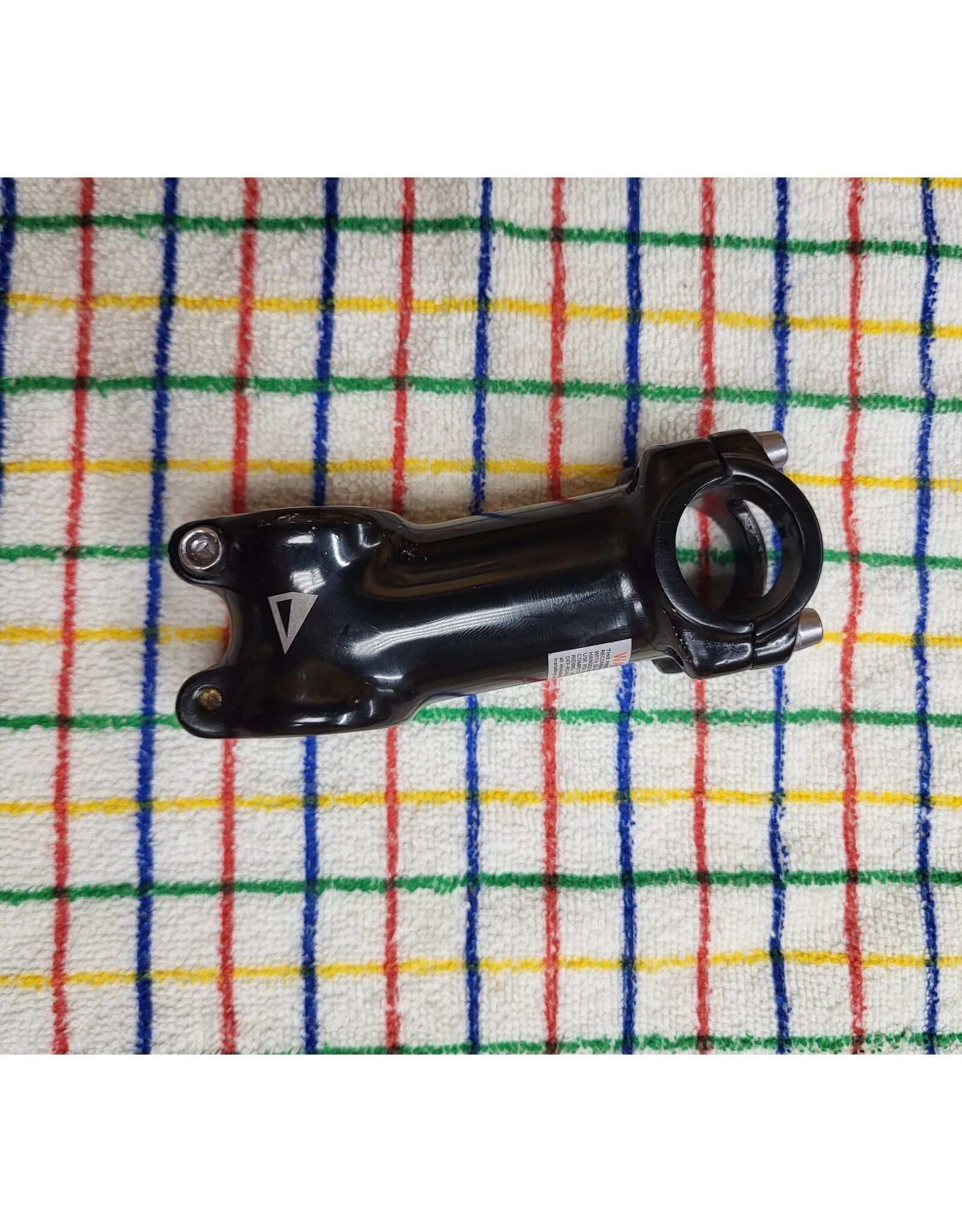 Dimension Dimension Threadless Stem 7 Degree Rise 25.4mm Clamp 80mm Long Black