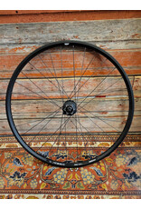 Natural Cycleworks Handbuilt Wheel 700c - Ambrosio Keba Disc- Deore M525A Front Black - Straight Gauge Spokes Black