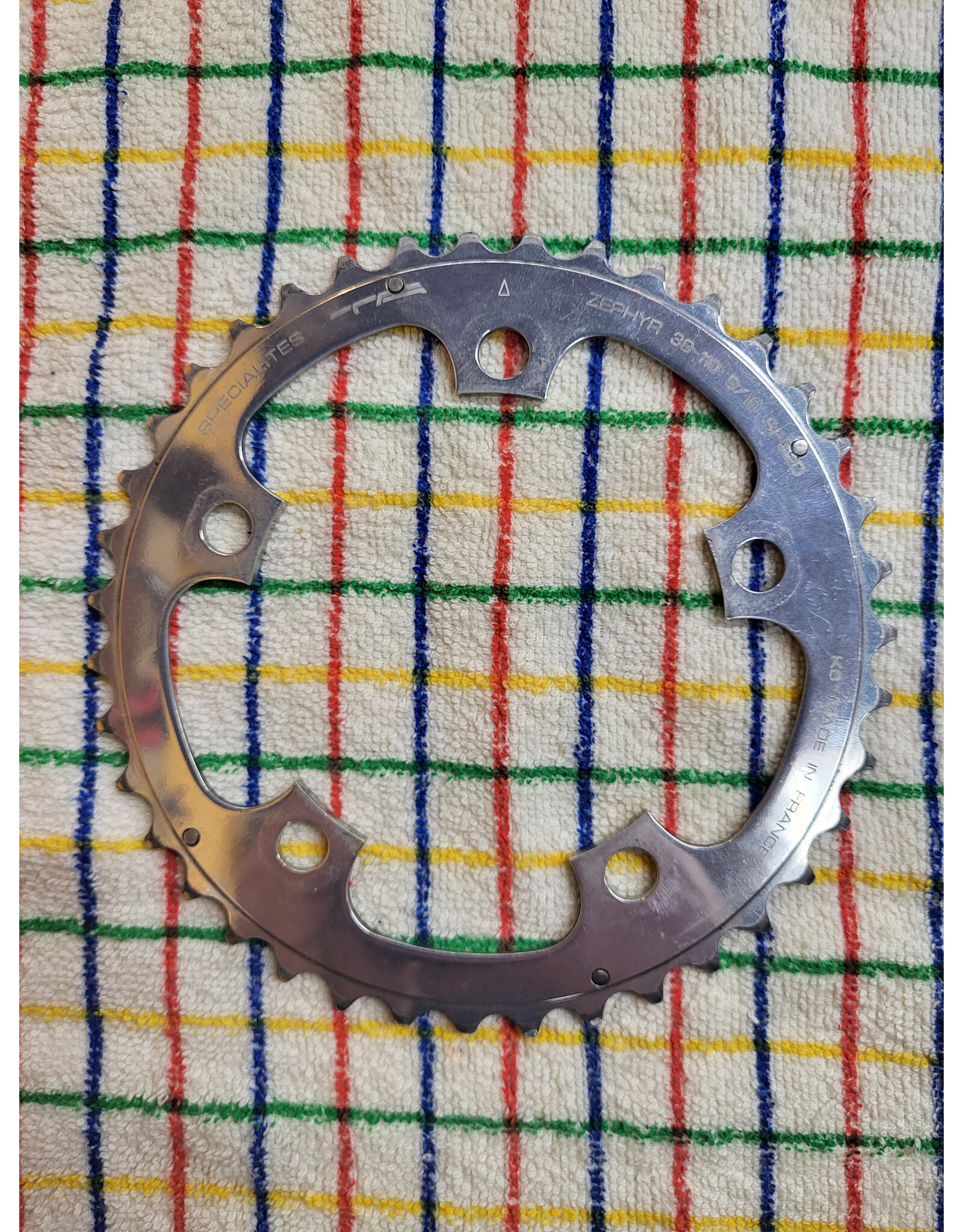 Refurbished Specialites TA Zephyr 9/10 Speed Chainring 110 BCD 39T Silver