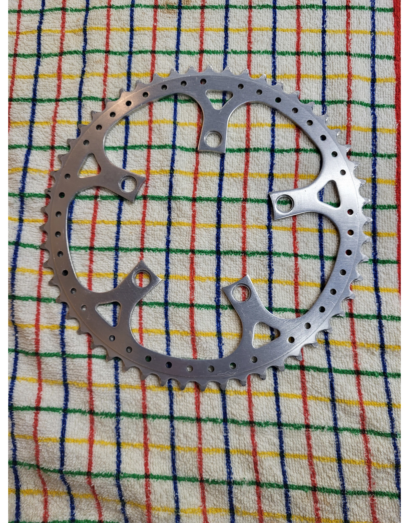 Refurbished Chainring Drilled 110 BCD 53T Silver