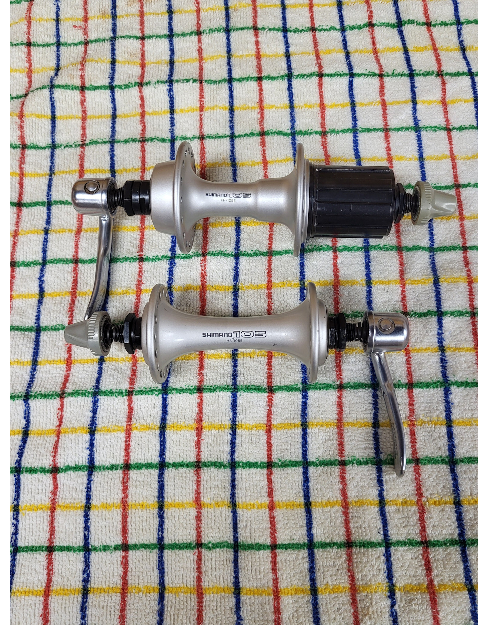 Shimano Refurbished Shimano 1055 105 Hubset 32h 8-10 Speed Freehub Body