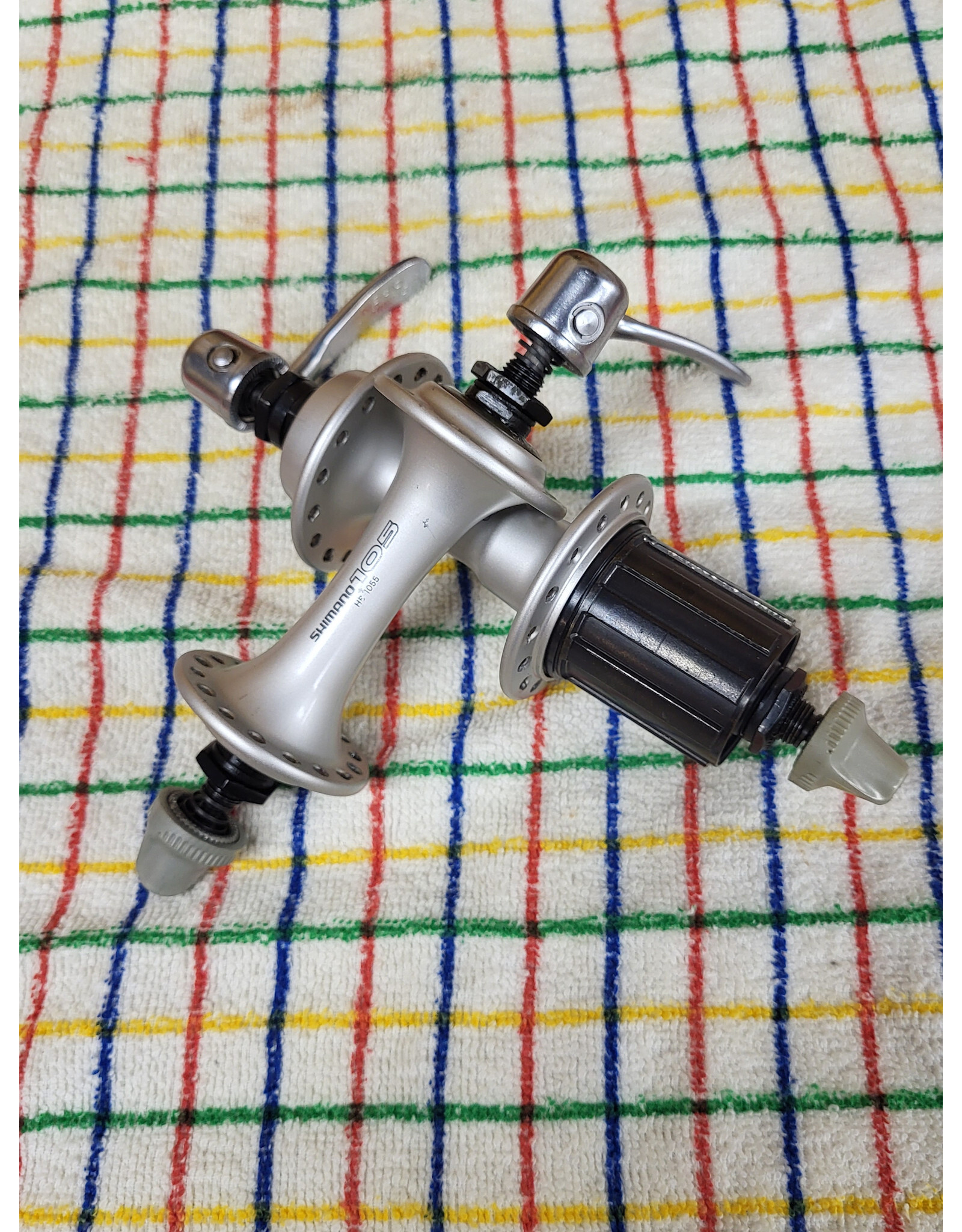 Shimano Refurbished Shimano 1055 105 Hubset 32h 8-10 Speed Freehub Body