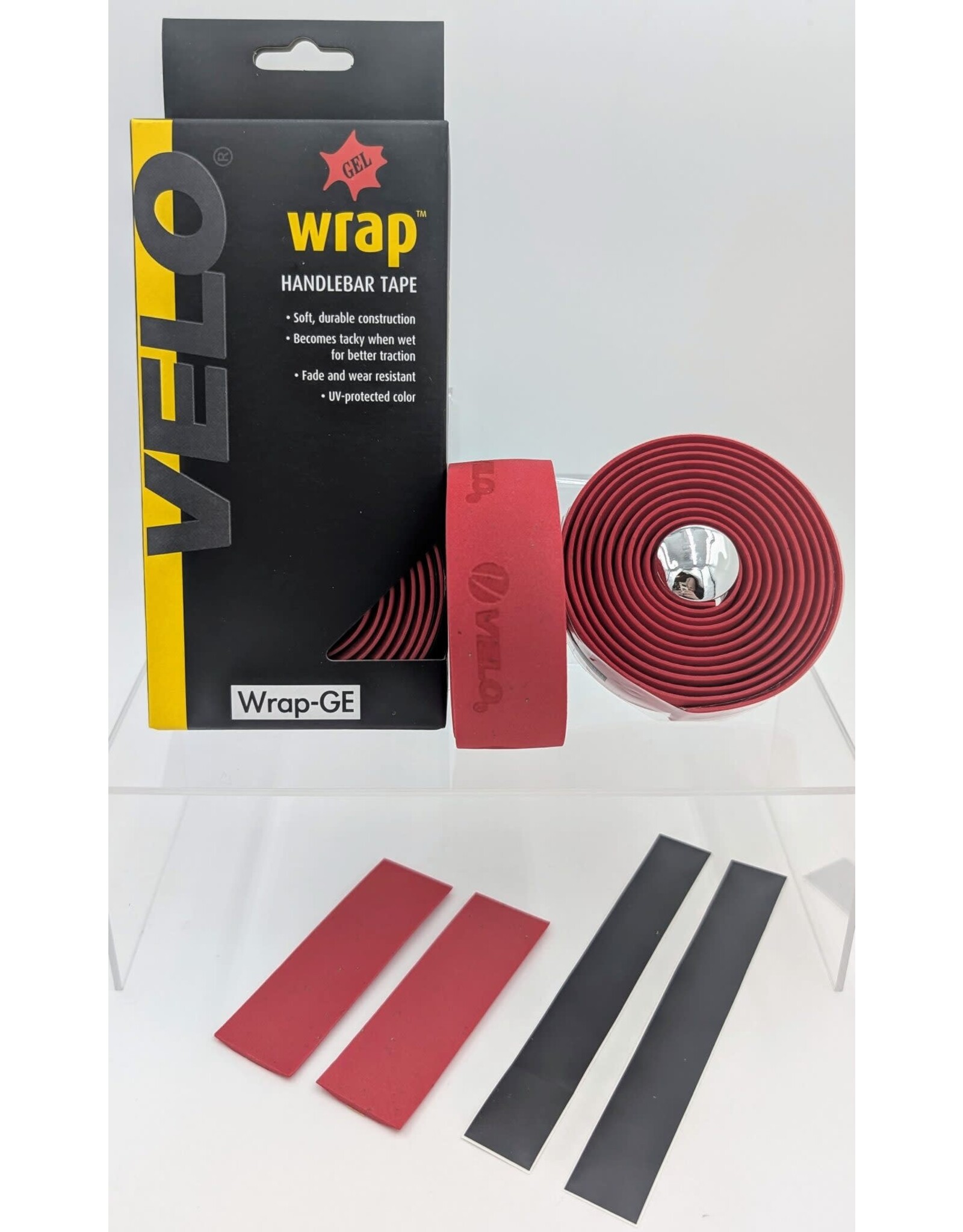 Velo Velo Cork Bar Tape with Gel Red