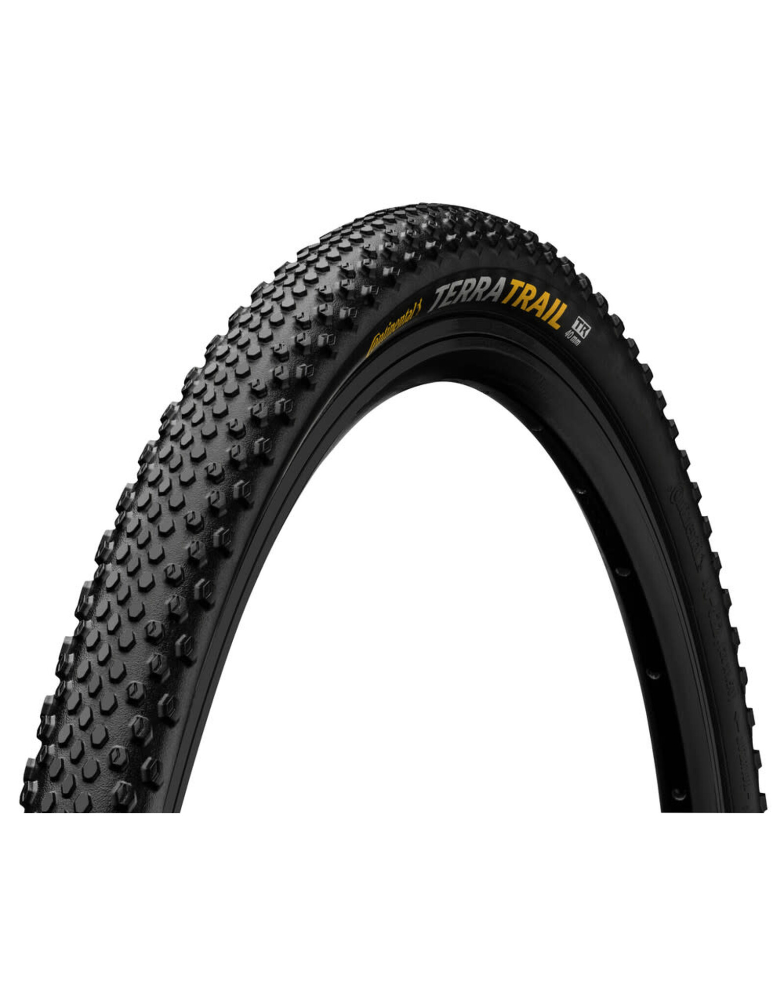 Continental Continental Terra Trail Tire 700c x 40mm Tubeless Ready ProTection BlackChili Compound Black
