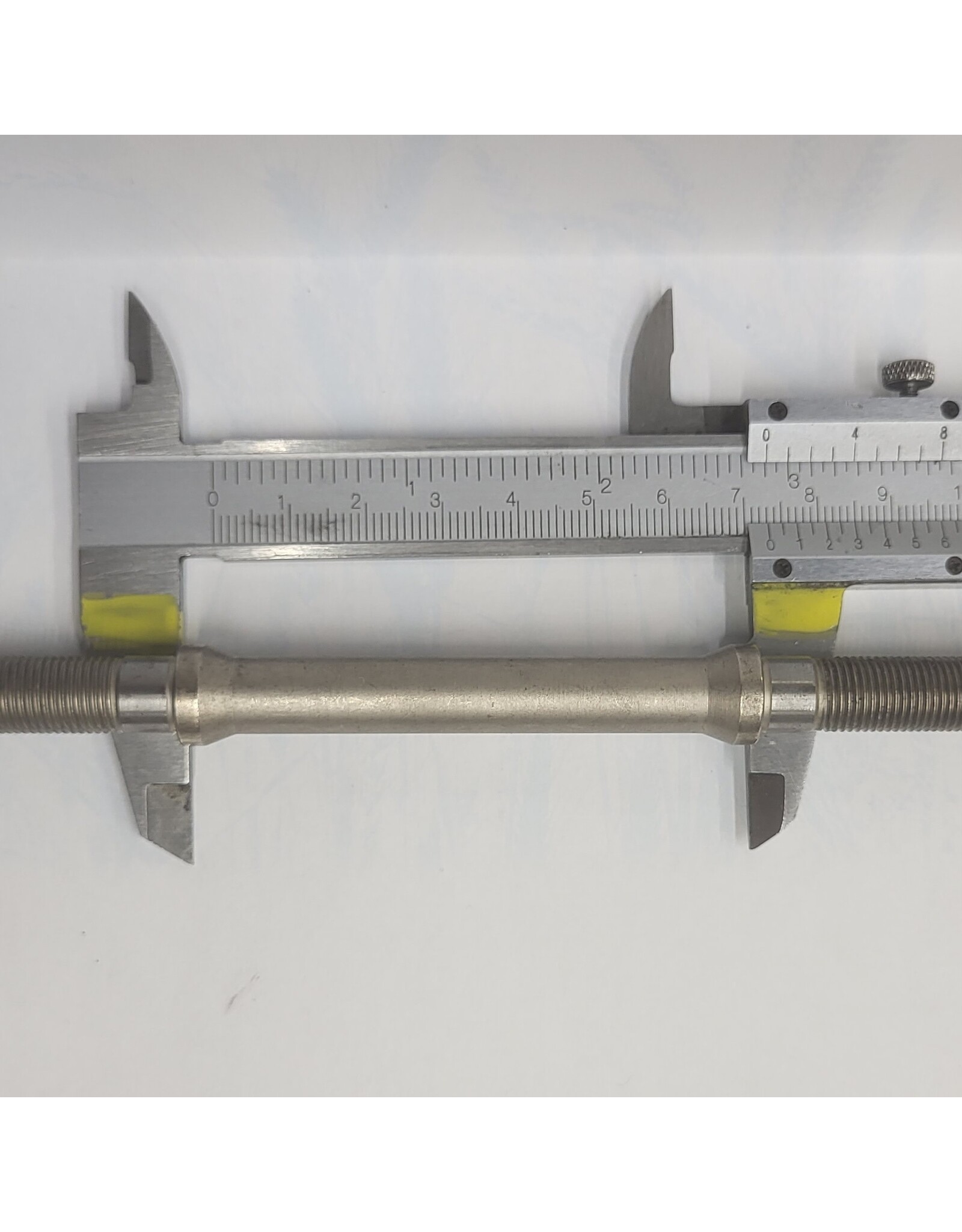 M10 Chromoly Front Axle For Chosen 3757BN Track Hub 165mm Long - 73mm Between Shoulders
