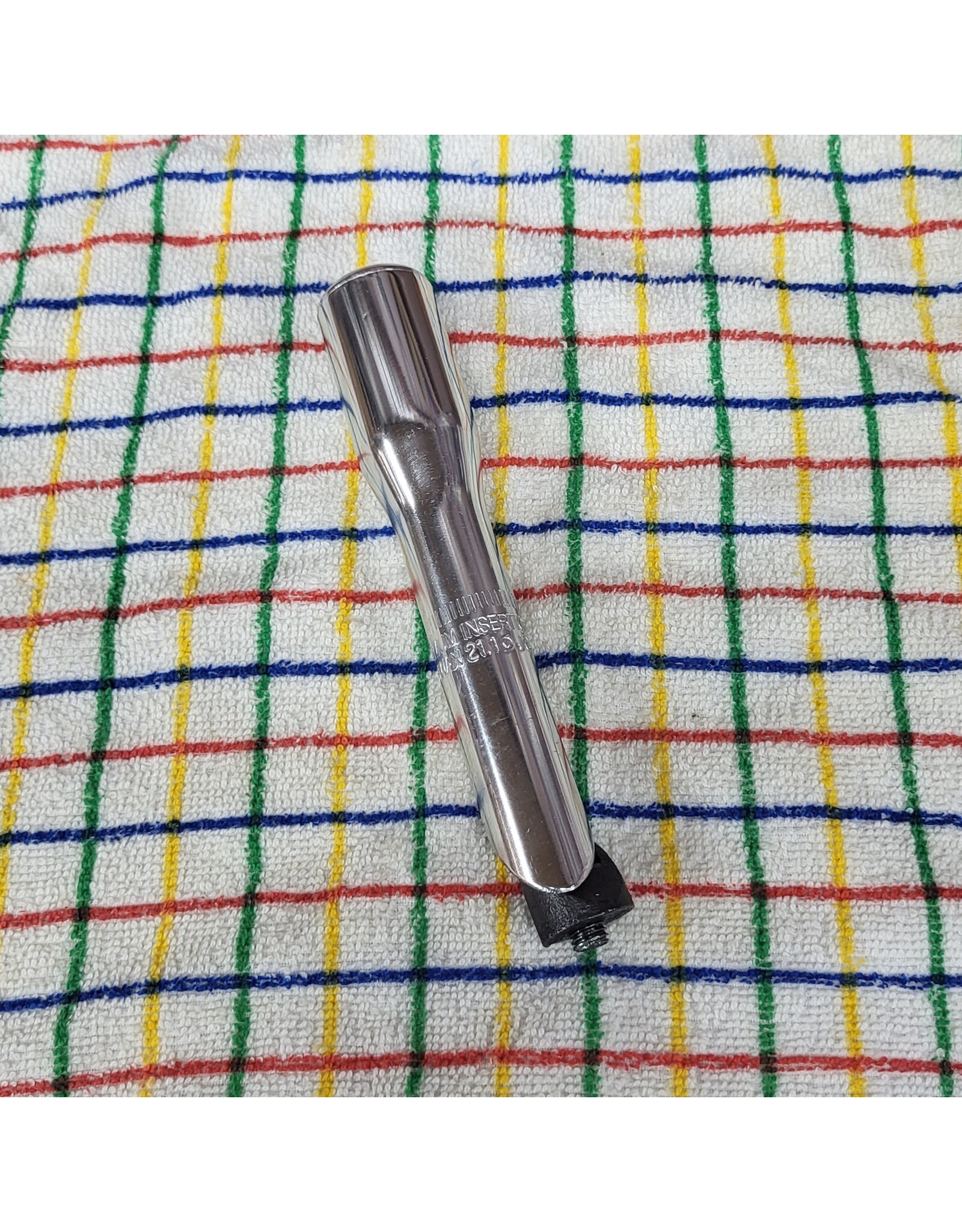 Threadless Stem Quill Adaptor BMX 21.1 mm Quill Diameter 28.6mm Head Silver