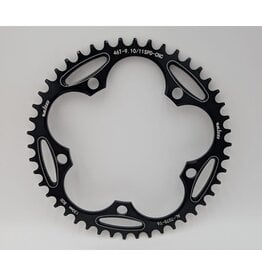 Basic Narrow Wide 46 Tooth Chainring 130 BCD Black