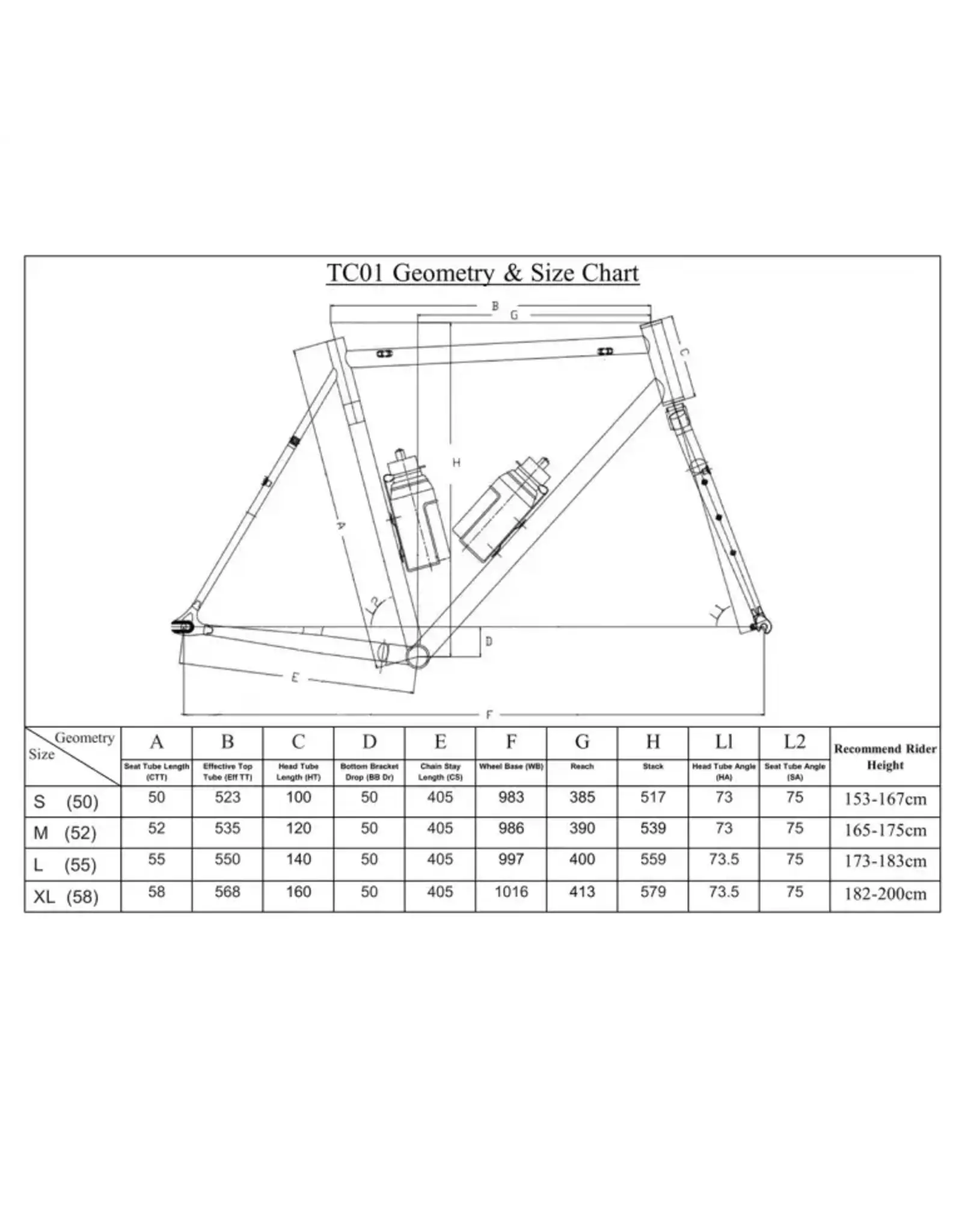 Weapon Weapon TC01 Tracklocross Frameset