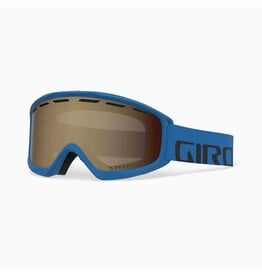 Giro Giro Index Blue Wordmark Amber Rose Goggles - Fits Over Glasses - Medium