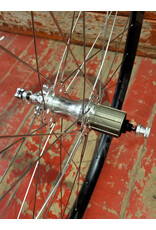 Natural Cycleworks Handbuilt Wheels *Front and Rear Pair* 700c - Raceface Arc 25 - All City Go Devil Hubs Silver - Silver Double Butted Spokes