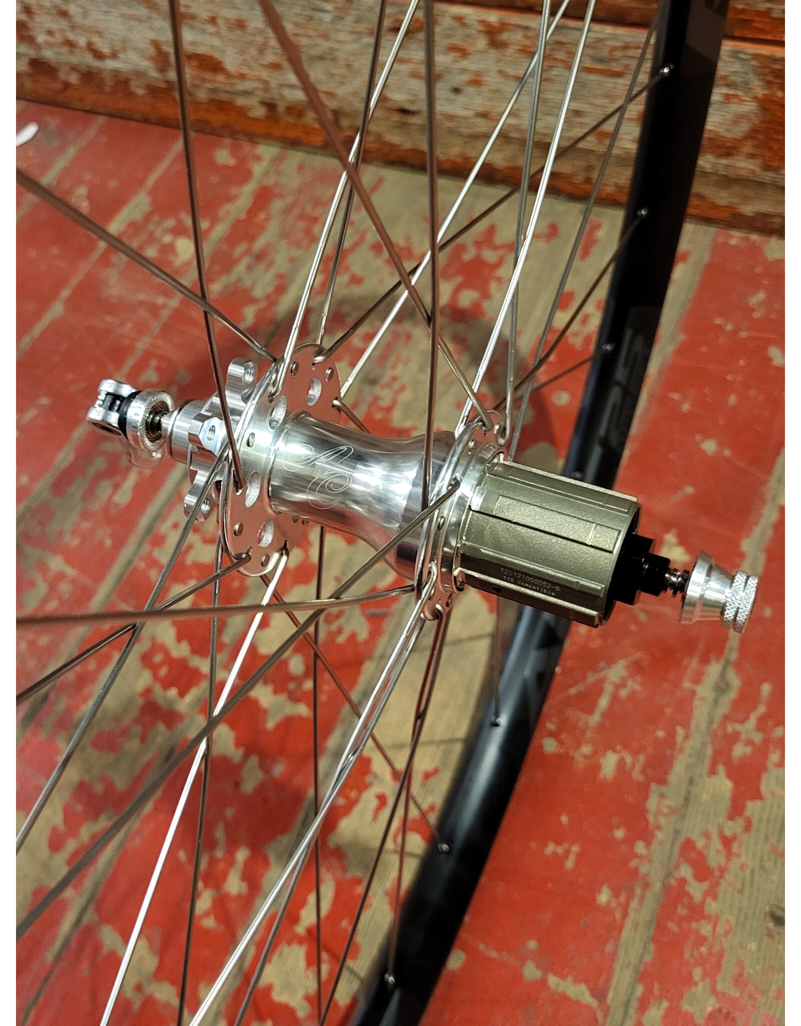 Natural Cycleworks Handbuilt Wheels *Front and Rear Pair* 700c - Raceface Arc 25 - All City Go Devil Hubs Silver - Silver Double Butted Spokes