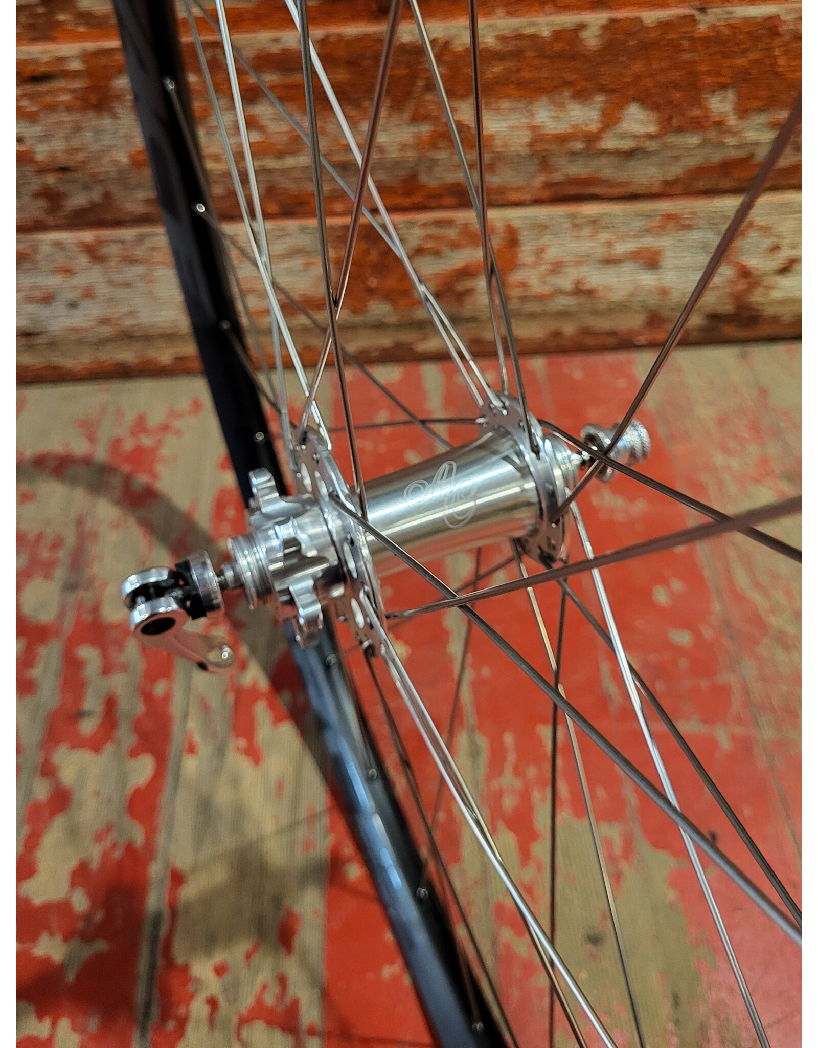 Natural Cycleworks Handbuilt Wheels *Front and Rear Pair* 700c - Raceface Arc 25 - All City Go Devil Hubs Silver - Silver Double Butted Spokes