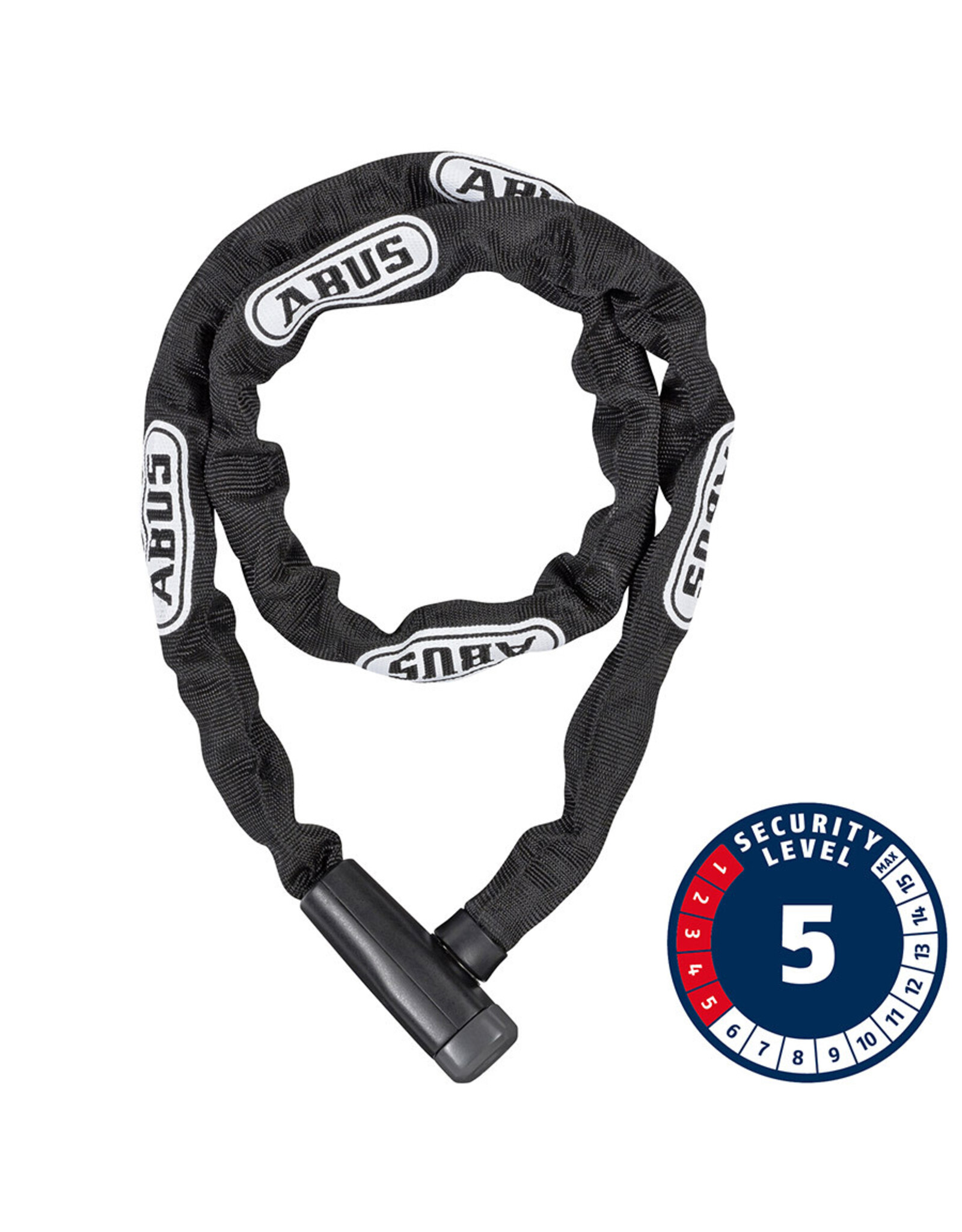 Abus Abus Steel-O-Chain 5805K Chain Lock 3.6' Long Black