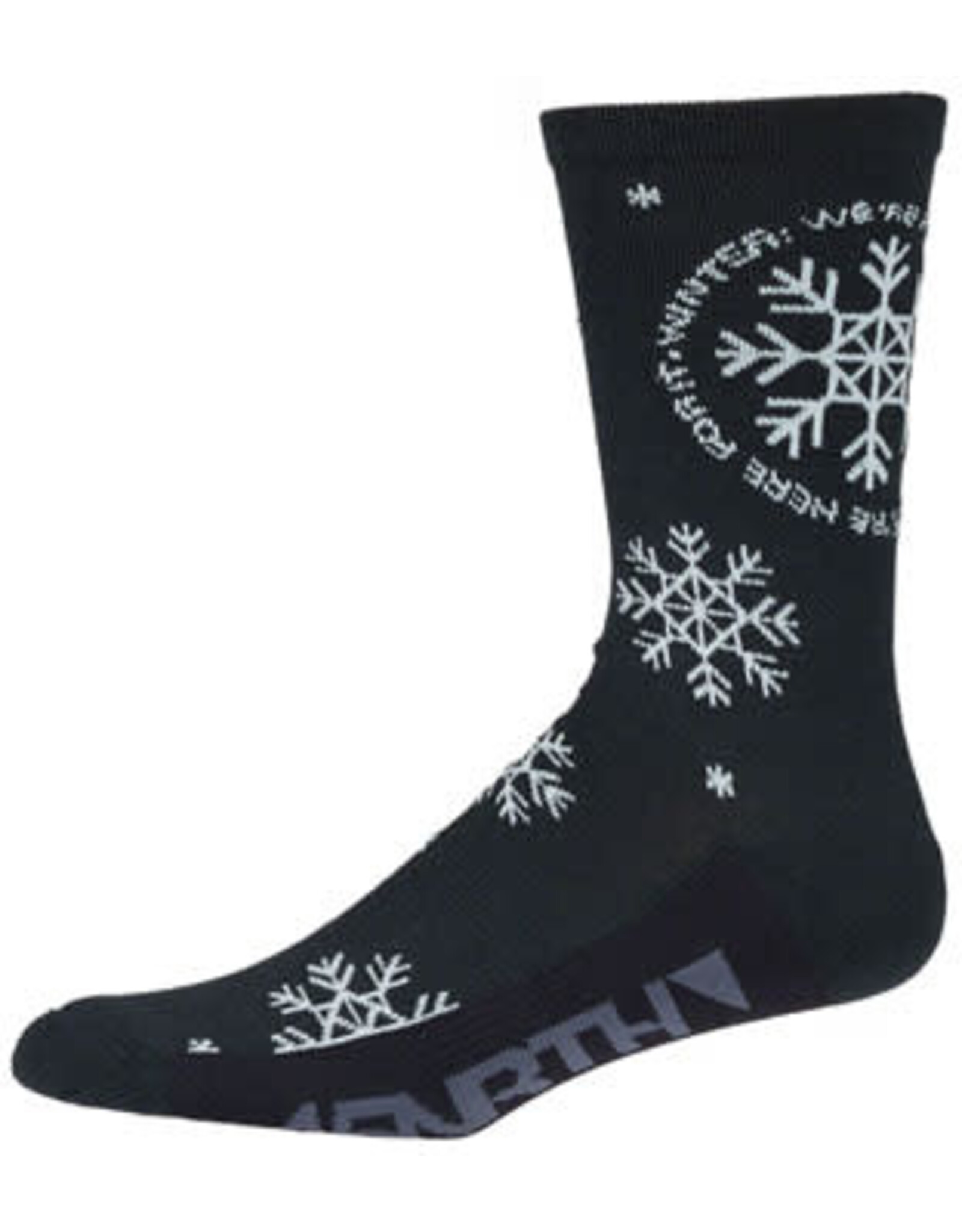 45NRTH 45NRTH We're Here For It Midweight Merino Wool Sock Blue/Light Blue