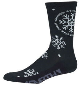 45NRTH 45NRTH We're Here For It Midweight Merino Wool Sock Blue/Light Blue