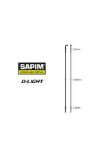 Sapim Sapim D-Light Spoke Double Butted 2.0 / 1.65 / 2.0 J-Bend