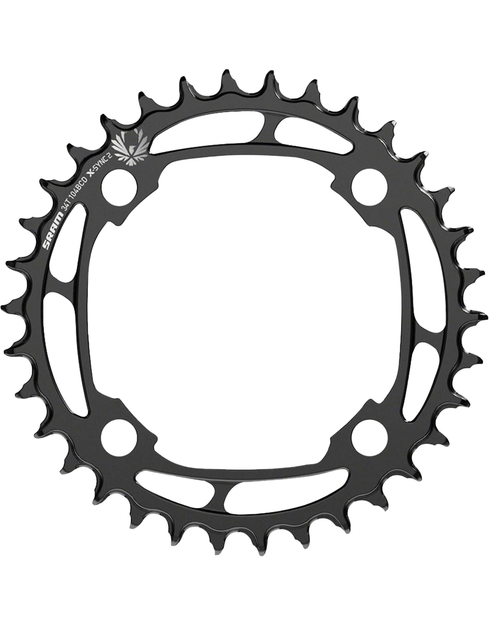 SRAM Sram Eagle X-Sync2 Steel Narrow Wide Chainring 104 BCD 34T