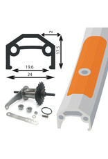 Damco Damco 700c Rear Wheel Coaster Brake - Nutted Axle