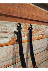 Generic 1 1/8" Threaded 700c Fork With Brake Posts Black 255mm Steerer