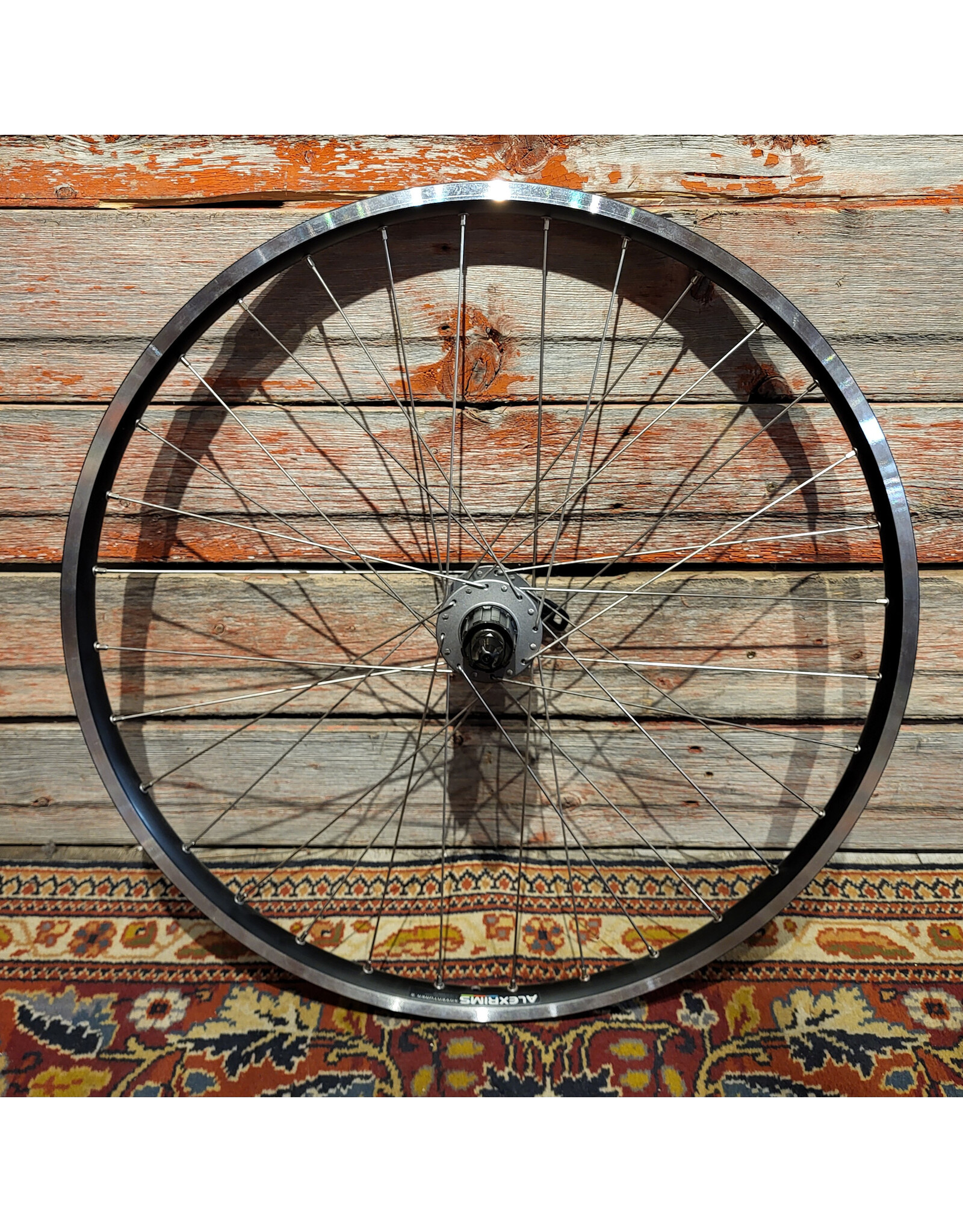 Natural Cycleworks Handbuilt Wheel  26" - Alex Adventure 2 - Shimano Deore Rear  - Silver Double Butted Spokes
