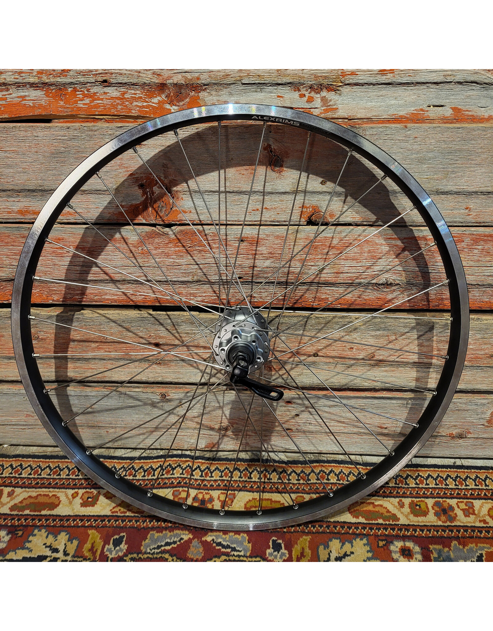Natural Cycleworks Handbuilt Wheel  26" - Alex Adventure 2 - Shimano Deore Rear  - Silver Double Butted Spokes