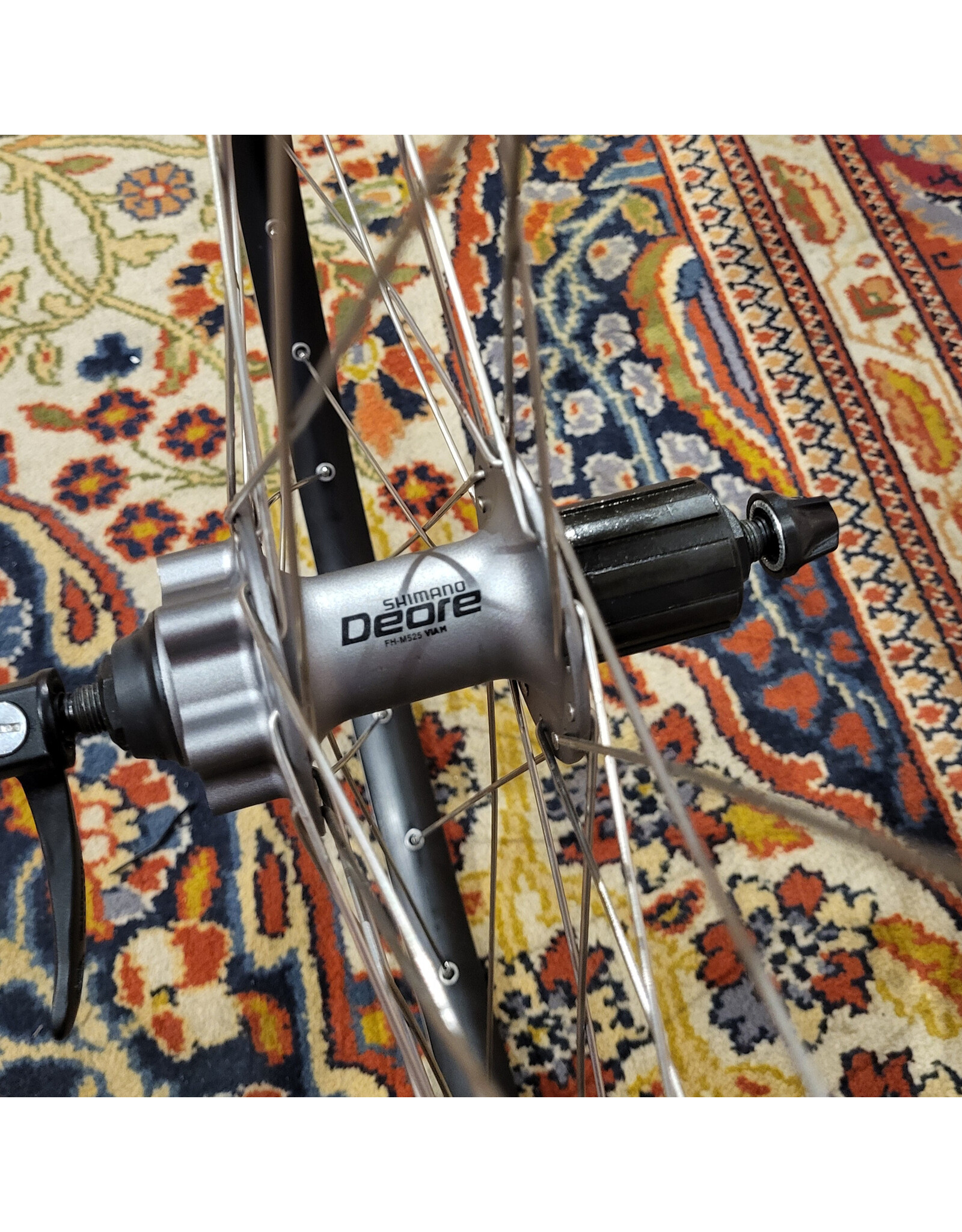 Natural Cycleworks Handbuilt Wheel  26" - Alex Adventure 2 - Shimano Deore Rear  - Silver Double Butted Spokes