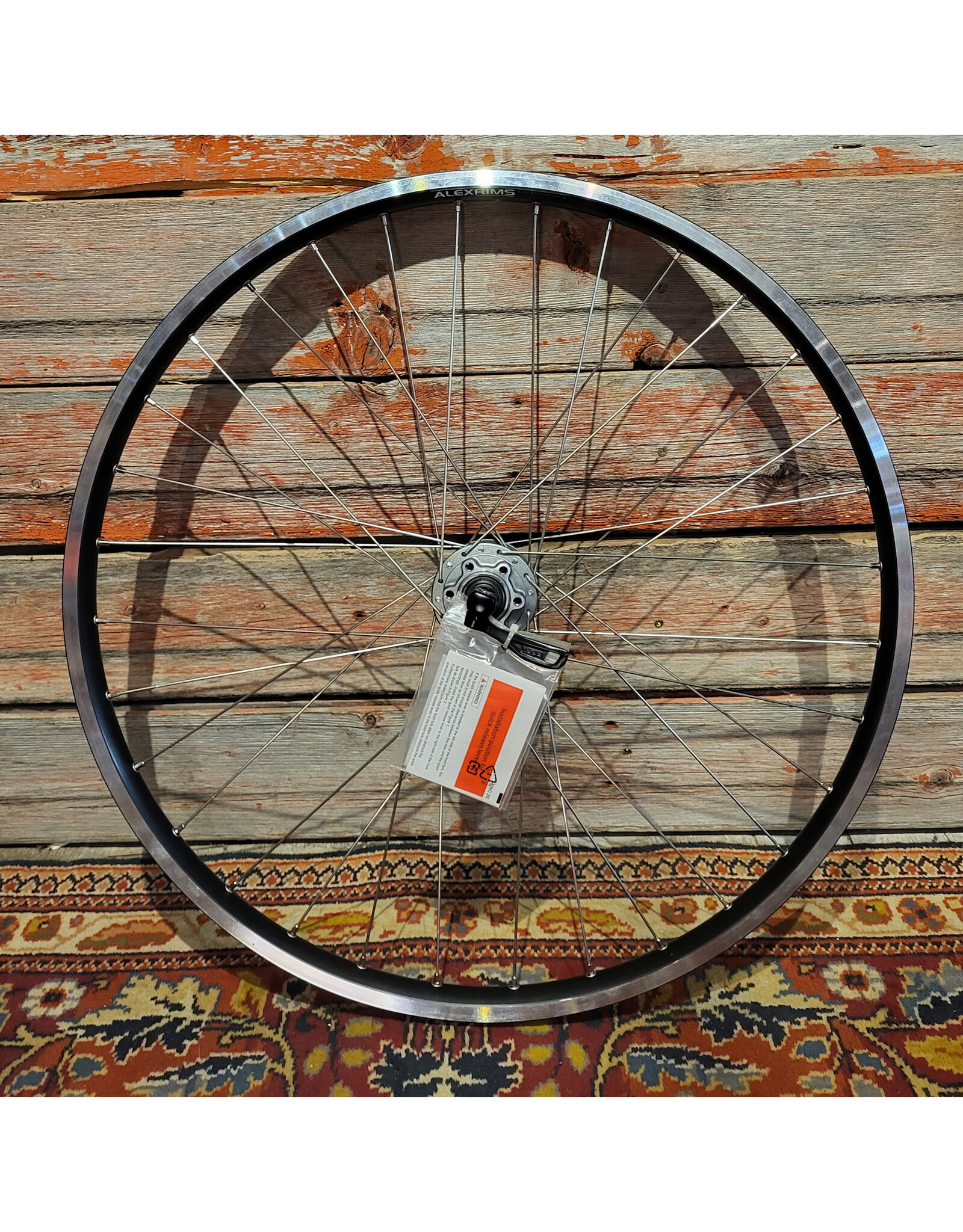 Natural Cycleworks Handbuilt Wheel  26" - Alex Adventure 2 - Shimano Deore  Front - Silver Double Butted Spokes