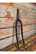 Generic 1" Threaded Unicrown 700c Fork 135mm Steerer Black