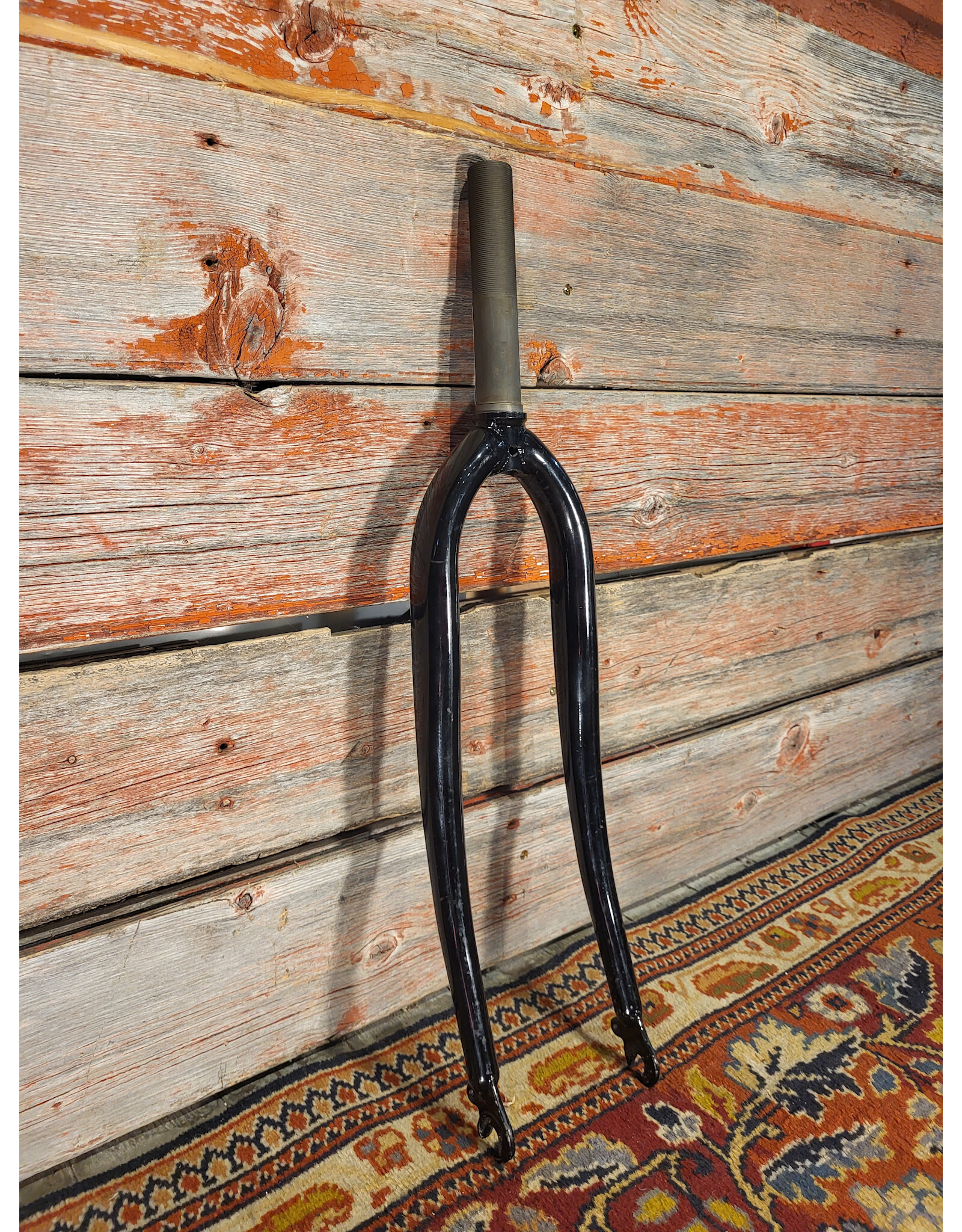 Generic 1" Threaded Unicrown 700c Fork 135mm Steerer Black