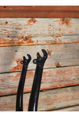 Generic 1" Threaded Unicrown 700c Fork 135mm Steerer Black