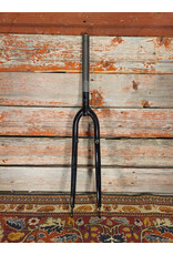 Generic 1" Threaded 700c Fork With Brake Posts Black