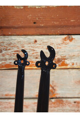 Generic 1" Threaded 700c Fork With Brake Posts Black