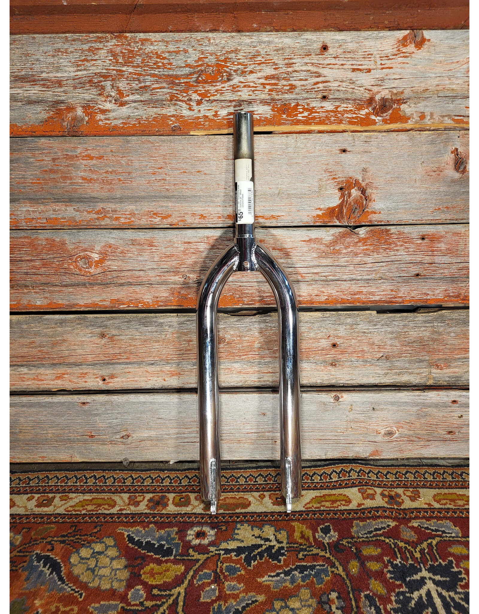 1 1/8'' Threadless BMX Fork For 24'' Wheel Chrome Plated