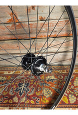 Natural Cycleworks Handbuilt Wheel 700c - Ambrosio FCS30 - Sturmey Archer Track Rear - Black Double Butted Spokes