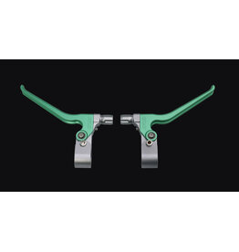 Interloc Racing Design (IRD) IRD Brake Lever Set Cafam-S (Short Pull) Mixed Color Silver / Green