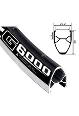 Alex Rims Alex G6000 700c Rim 36h Black