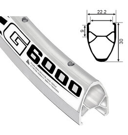 Alex Rims Alex G6000 700c Rim 36h Silver