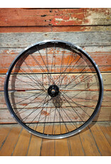 Natural Cycleworks Handbuilt Wheel 700c - Ambrosio Keba - Formula Track Rear - Black Straight Gauge Spokes