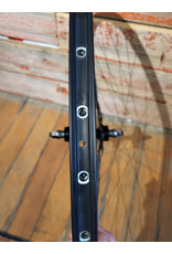 Natural Cycleworks Handbuilt Wheel 700c - Ambrosio Keba - Formula Track Rear - Black Straight Gauge Spokes