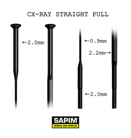 Sapim Sapim CX-Ray Spoke Individual