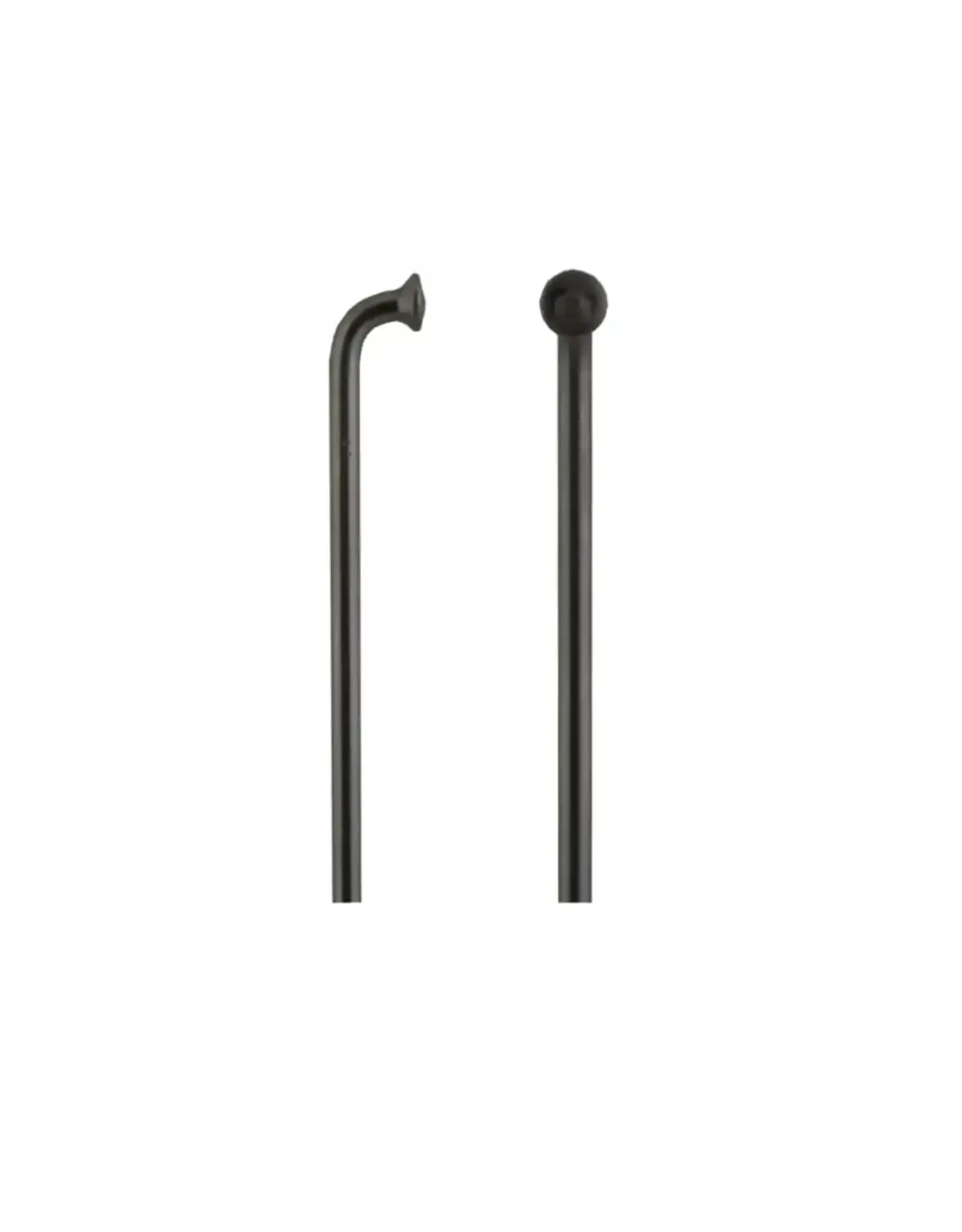 Sapim Spoke Individual Sapim Leader 13g (2.3mm) Black With Black Nipple