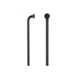 Sapim Spoke Individual Sapim Leader 13g (2.3mm) Black With Black Nipple